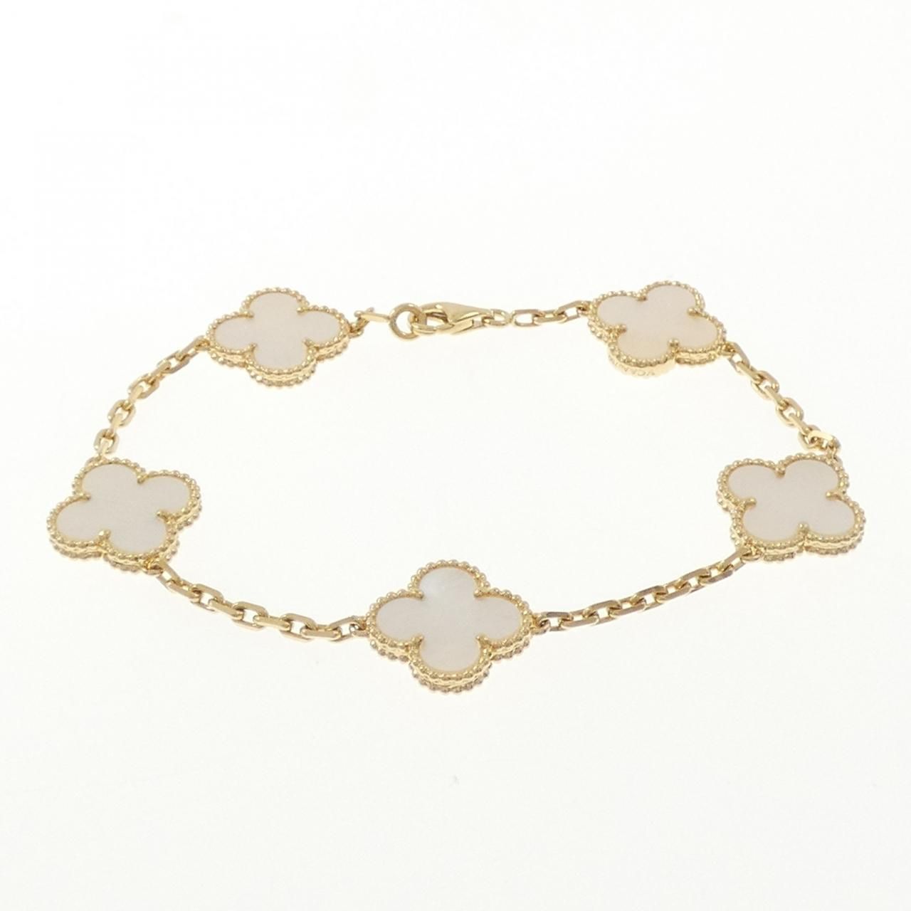 Van Cleef & Arpels Vintage Alhambra 5 Motif Bracelet — view 2