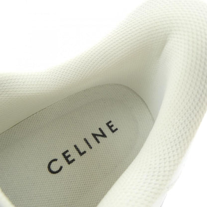 Celine Triomphe Block Wedge Sneakers with Patch — view 6