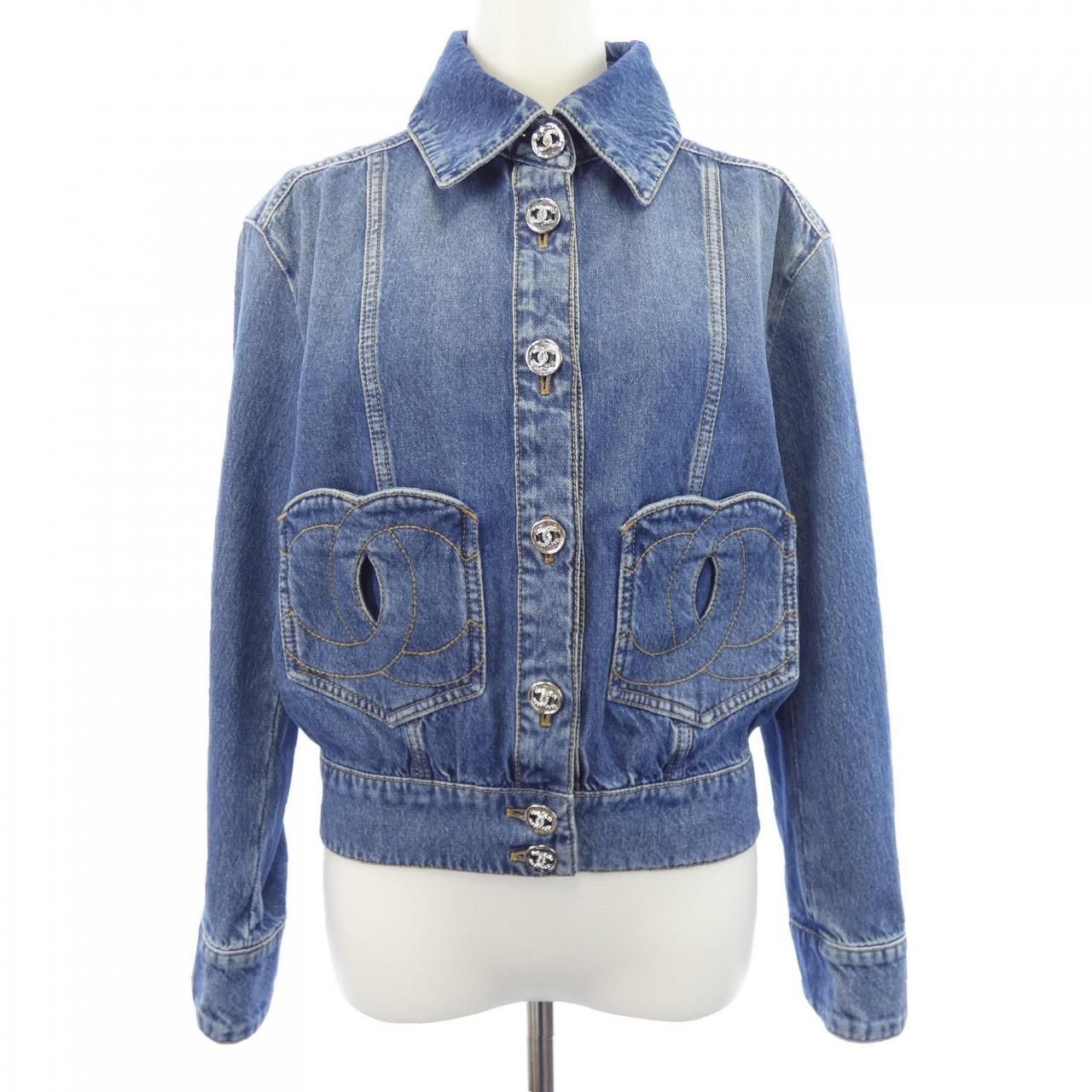 Chanel Denim Jacket Blue
