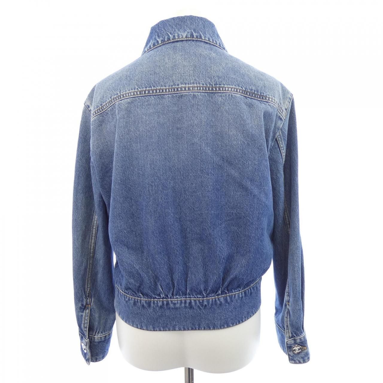 Chanel Denim Jacket Blue — view 2