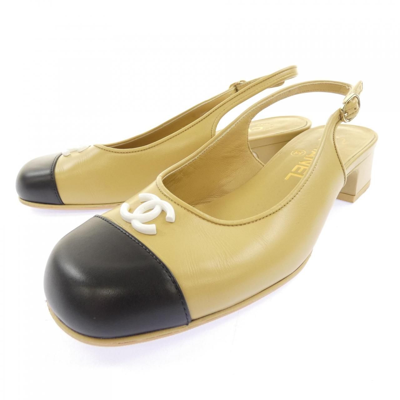 Chanel Slingback Pumps Heel — view 3