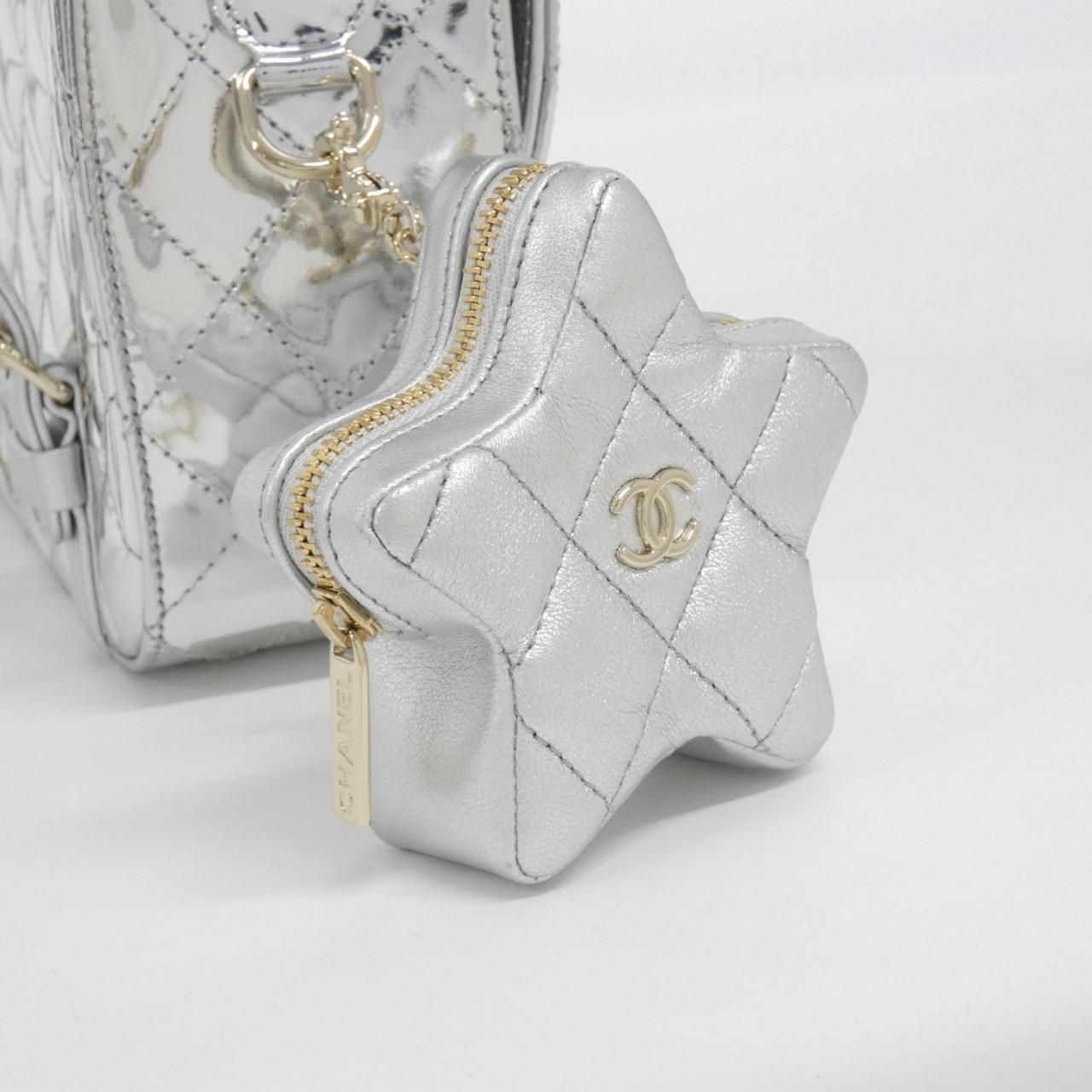 Chanel Backpack Silver — view 7