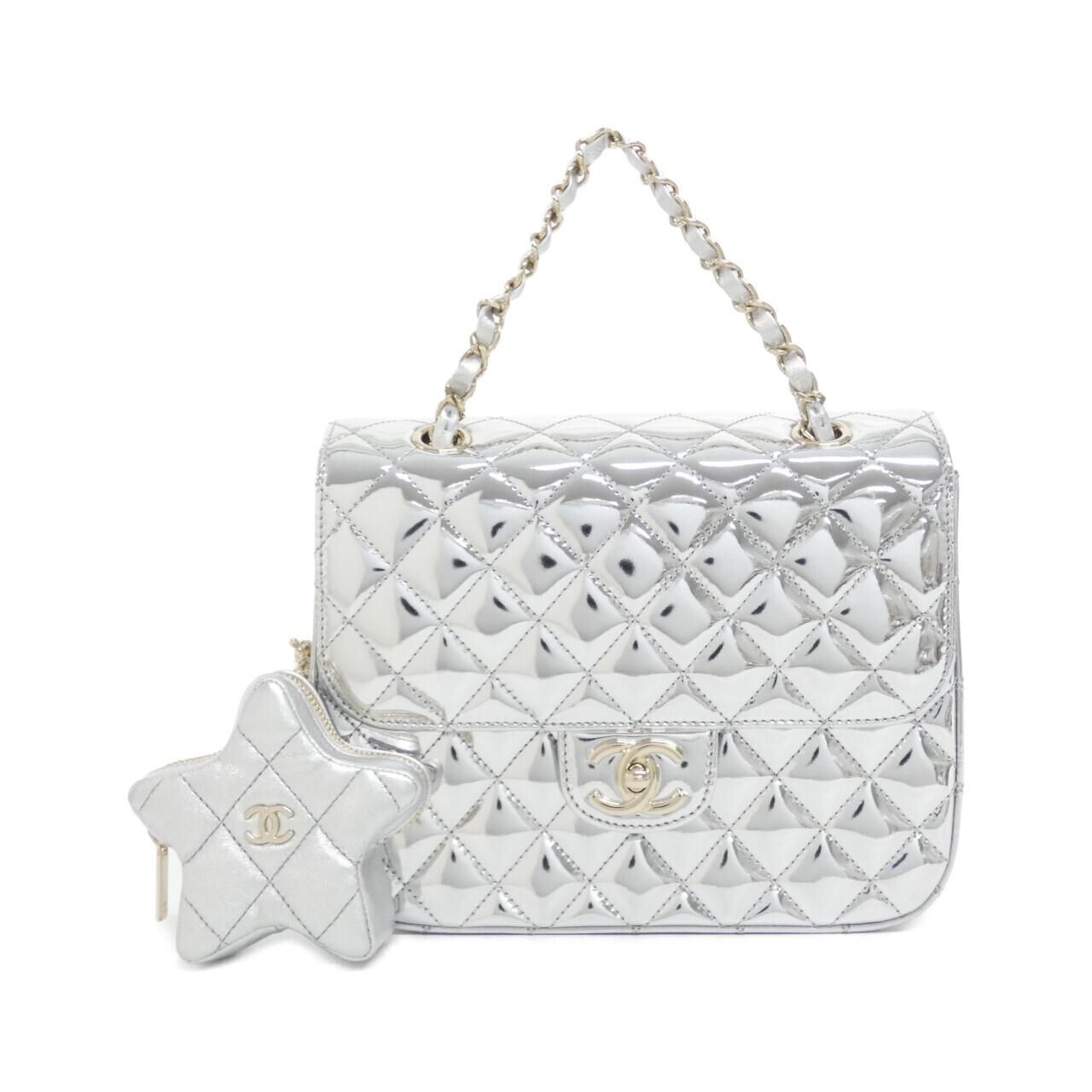 Chanel Backpack Silver