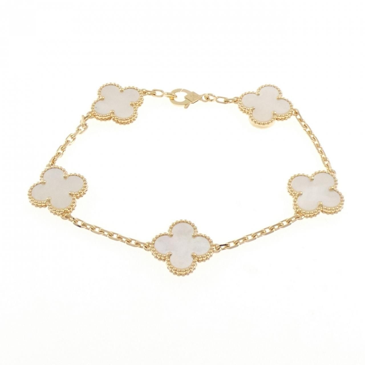 Van Cleef & Arpels Vintage Alhambra 5 Motif Bracelet — view 2