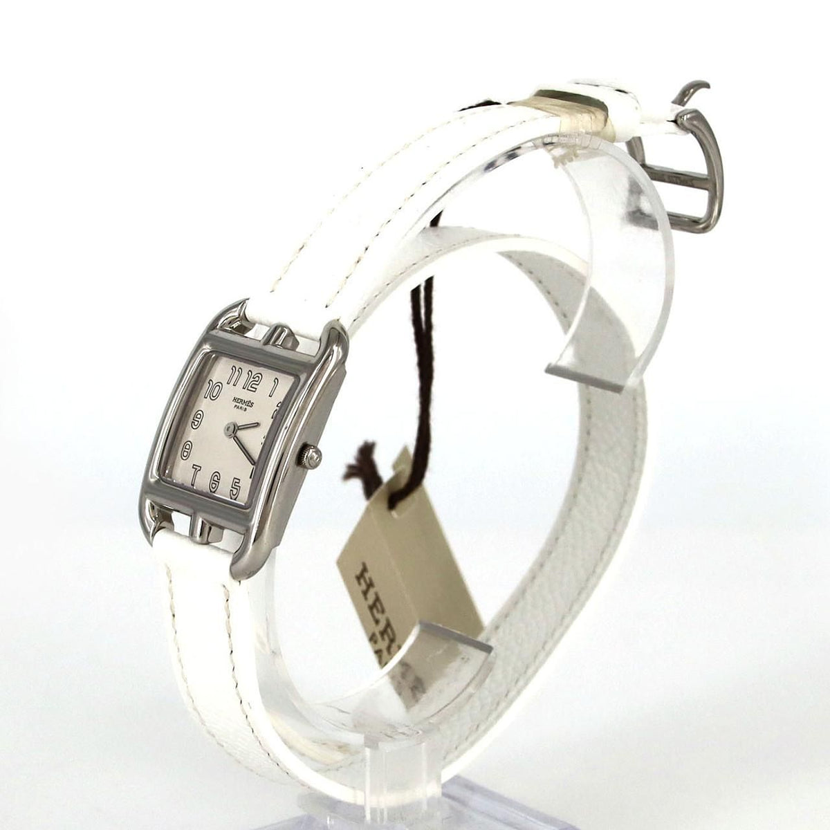 Hermes Cape Cod Double Tour SS Quartz Watch — view 2