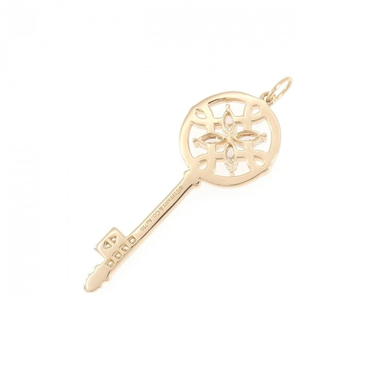 Tiffany & Co Victoria Round Key Pendant — view 2