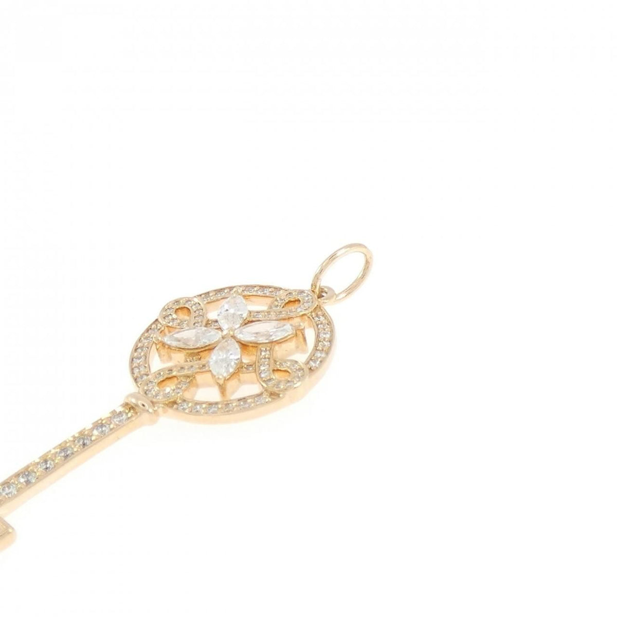 Tiffany & Co Victoria Round Key Pendant — view 3