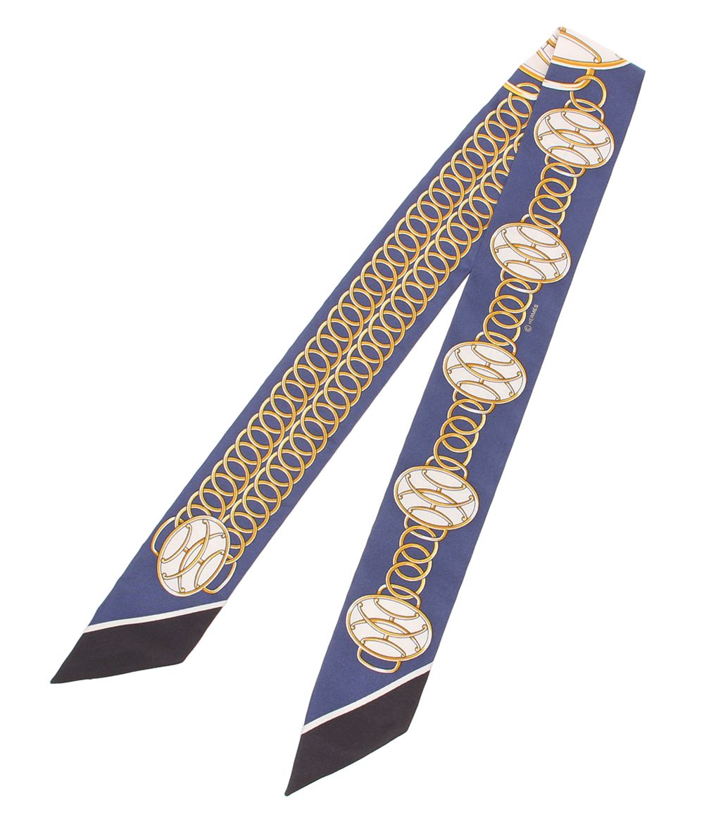 Hermes Scarf Silk 100% Twilly Lift Profile — view 2