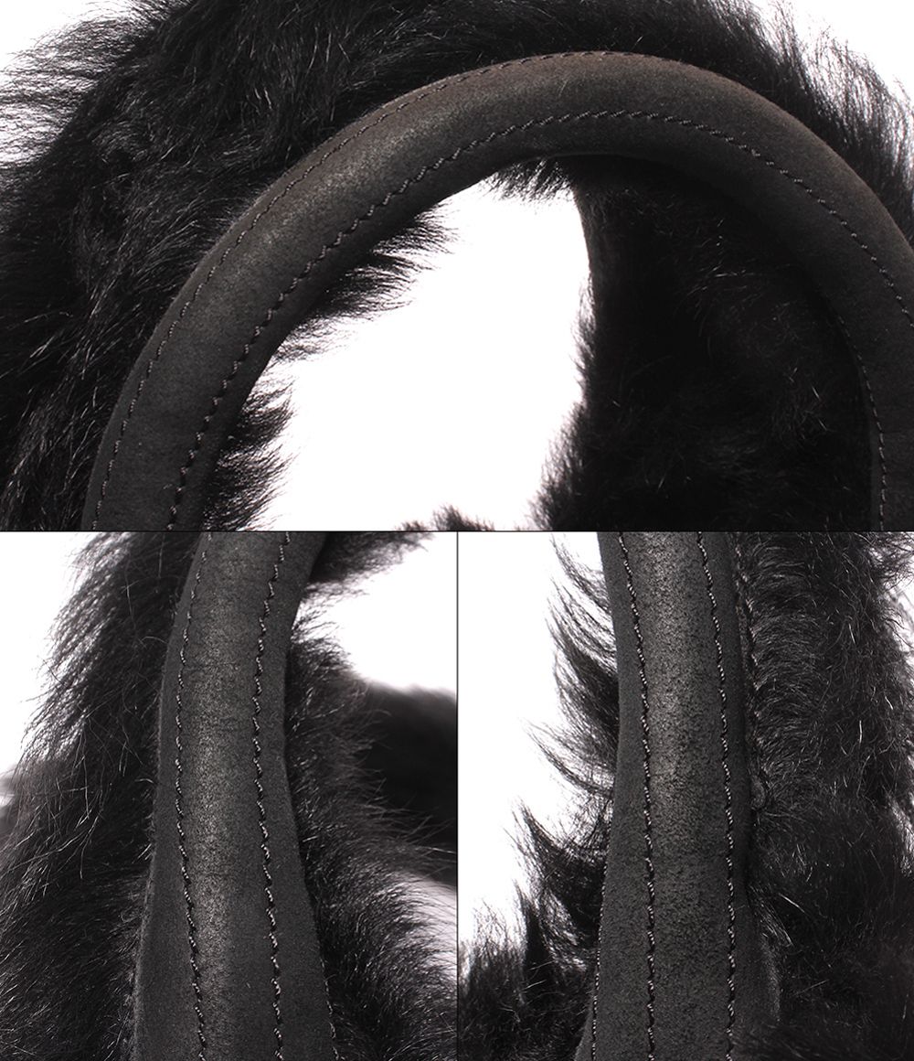 Chanel Tote Bag Silver Shearling — view 7