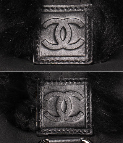 Chanel Tote Bag Silver Shearling — view 8