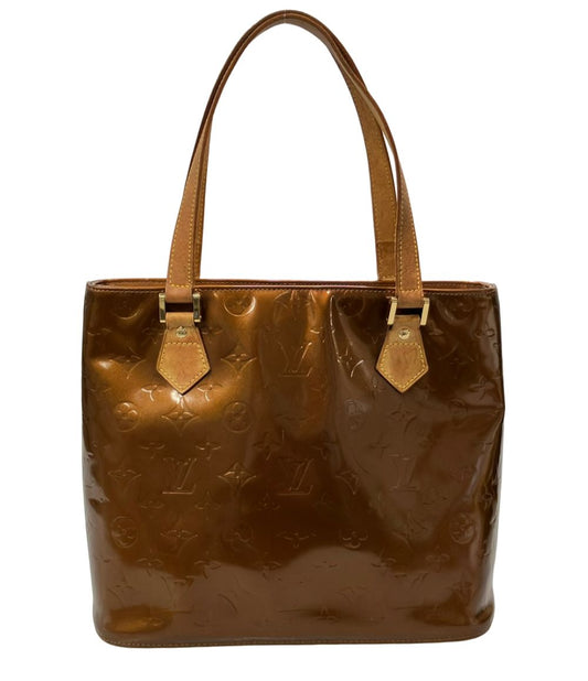 Louis Vuitton Handbag Patent Houston Monogram Vernis