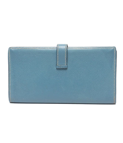 Hermes Wallet Silver Veau Epsom Bearn Soufflet — view 2