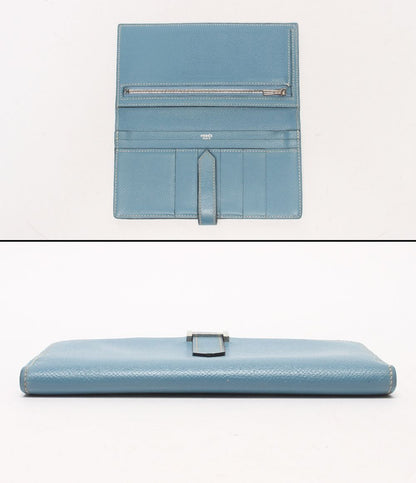 Hermes Wallet Silver Veau Epsom Bearn Soufflet — view 4