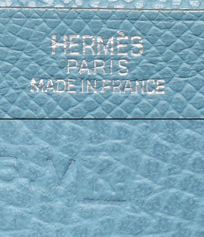 Hermes Wallet Silver Veau Epsom Bearn Soufflet — view 5