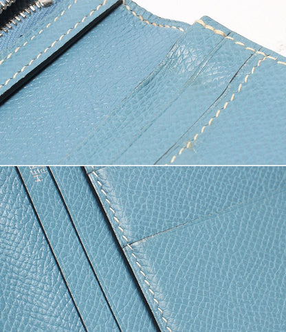 Hermes Wallet Silver Veau Epsom Bearn Soufflet — view 7