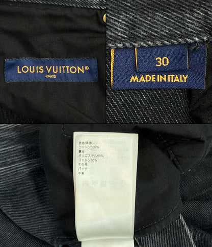 Louis Vuitton Monogram Carpenter Denim Pants Chx 30 — view 3