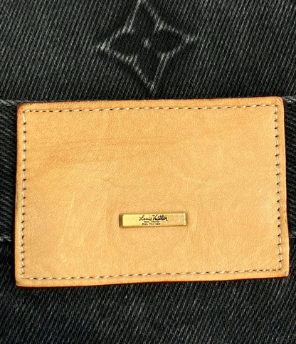 Louis Vuitton Monogram Carpenter Denim Pants Chx 30 — view 8