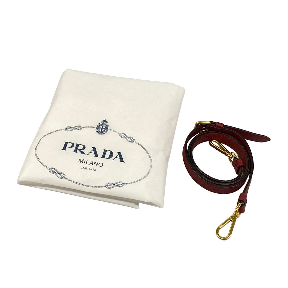 Prada Tote Bag Red Leather — view 8