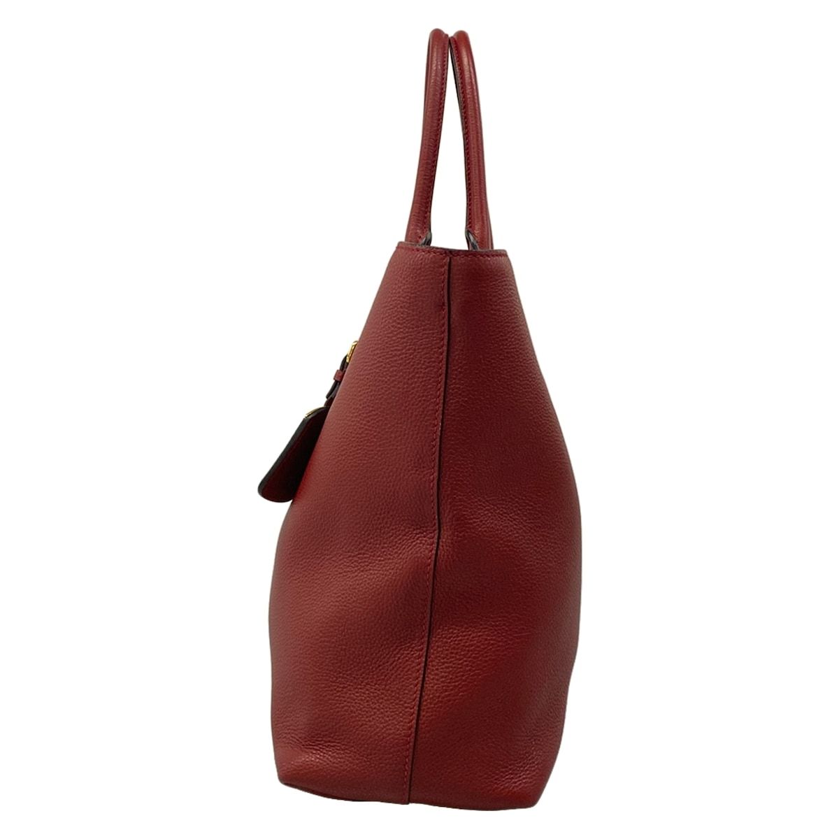 Prada Tote Bag Red Leather — view 4