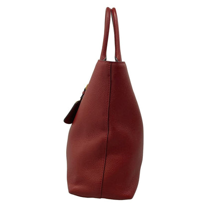 Prada Tote Bag Red Leather — view 4