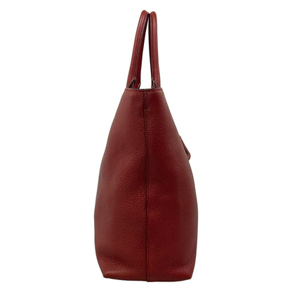 Prada Tote Bag Red Leather — view 2