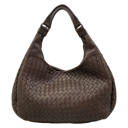 Bottega Veneta Tote Bag Medium Campana Dark Brown Leather with Key Hook — view 3