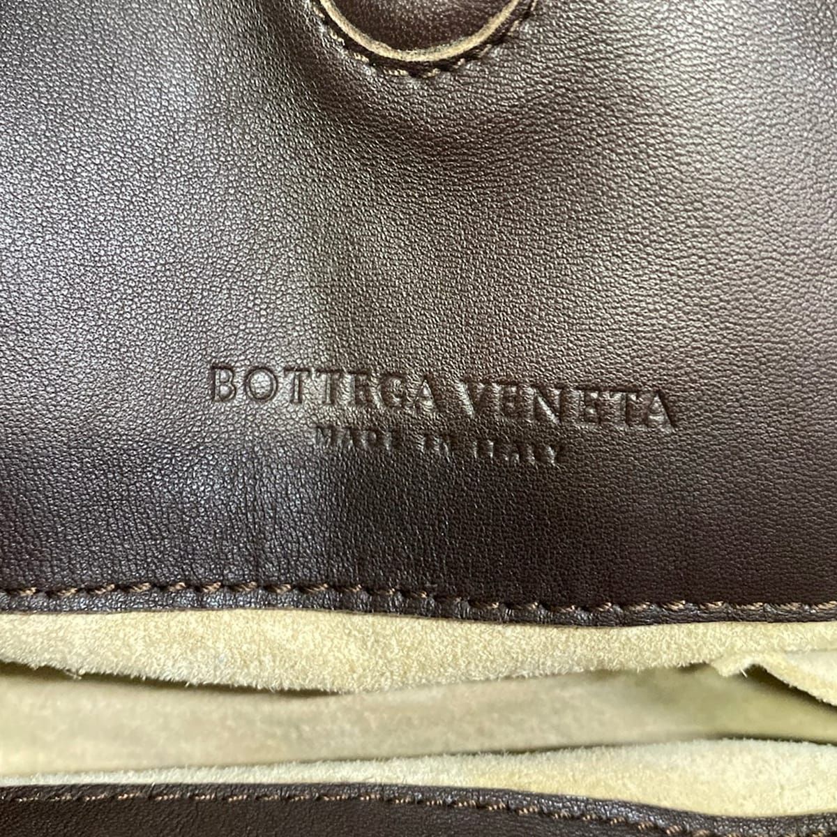 Bottega Veneta Tote Bag Medium Campana Dark Brown Leather with Key Hook — view 8