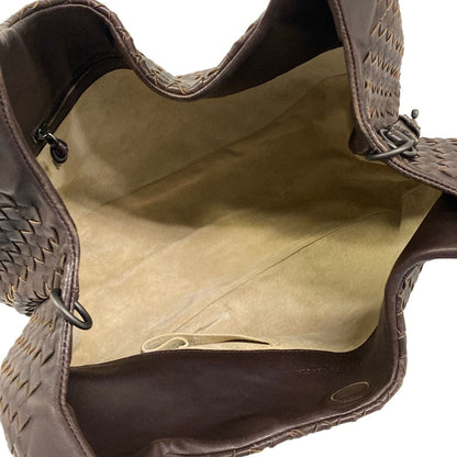 Bottega Veneta Tote Bag Medium Campana Dark Brown Leather with Key Hook — view 7