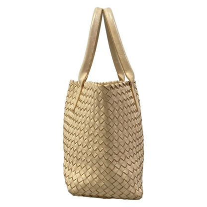 Bottega Veneta Tote Bag Intrecciato Ivory Leather — view 4