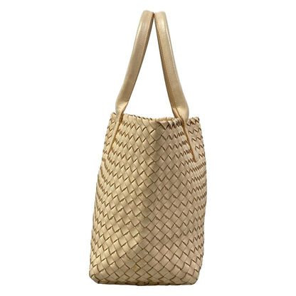 Bottega Veneta Tote Bag Intrecciato Ivory Leather — view 2