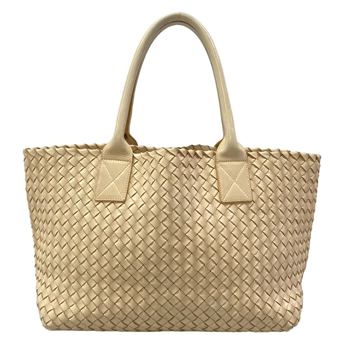 Bottega Veneta Tote Bag Intrecciato Ivory Leather — view 5