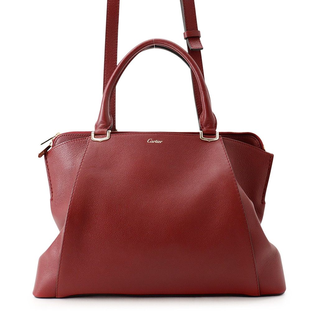 Cartier C de Cartier Calfskin 2-Way Shoulder Bag