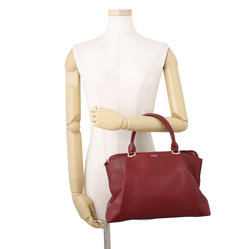 Cartier C de Cartier Calfskin 2-Way Shoulder Bag — view 4