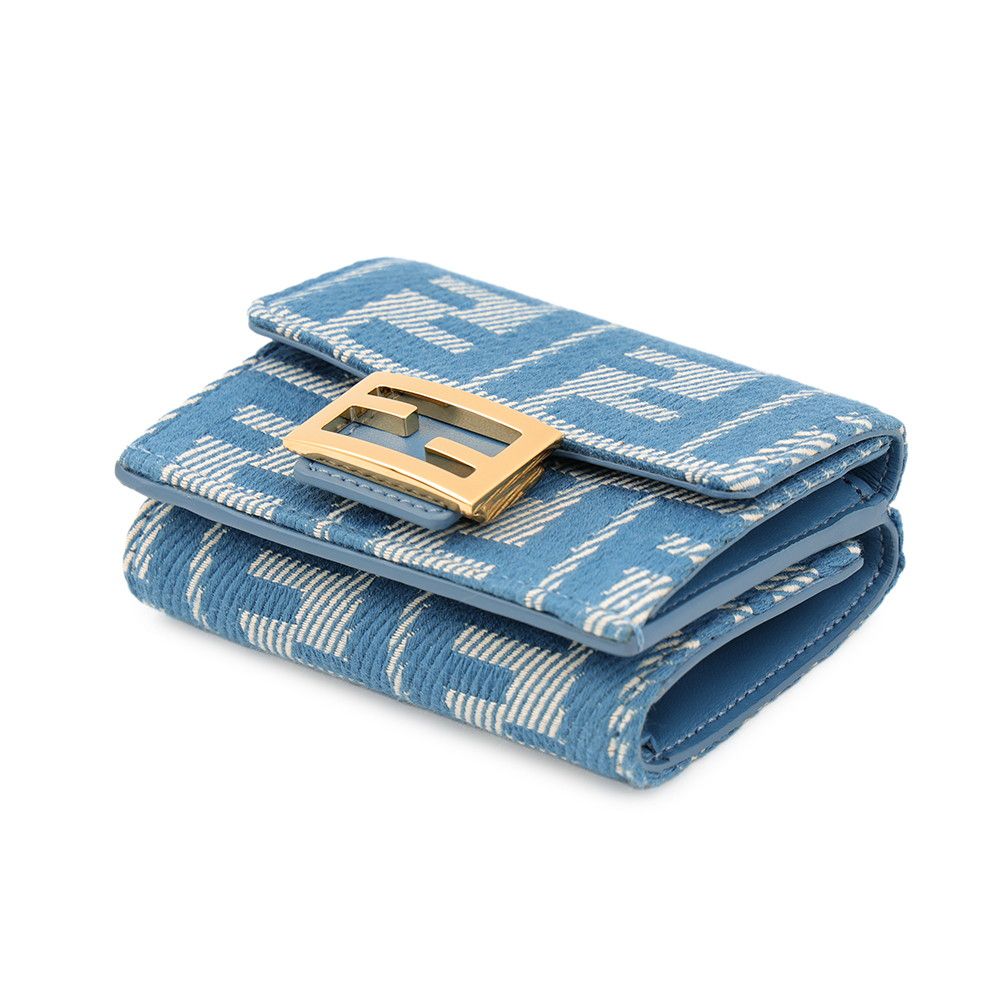 Fendi Trifold Wallet Zucca Baguette Micro — view 2