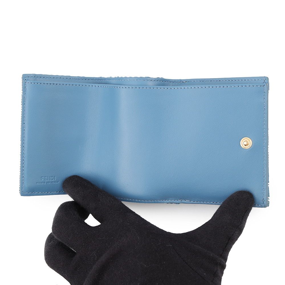 Fendi Trifold Wallet Zucca Baguette Micro — view 4