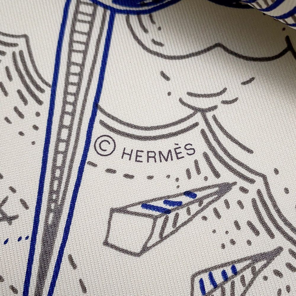 Hermes Scarf Carre 90 Please Hold the Line Silk — view 3