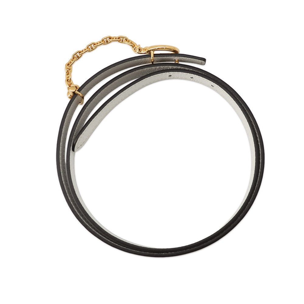 Hermes Belt Carrousel Beige Dweimar White Gold Swift Epsom Reversible — view 3
