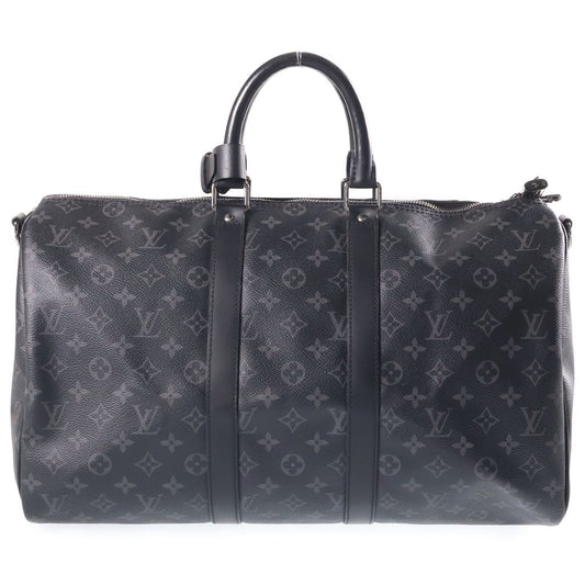 Louis Vuitton Monogram Eclipse Keepall Bandouliere 45 Boston Bag 2-Way