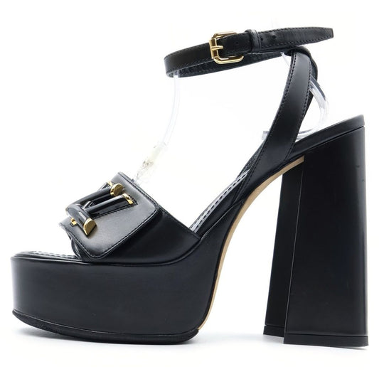 Louis Vuitton Mare Platform Sandal LV Shake Line Sandals Shoes Plain Calfskin