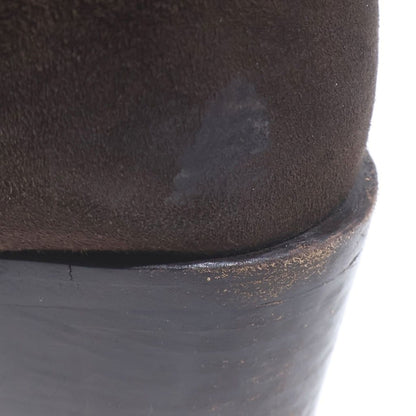 Prada Suede Short Boots Brown — view 5
