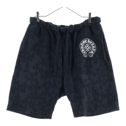 Chrome Hearts Sweatpants Cemetery Cross All Over Print Sweatshirt Shorts Black