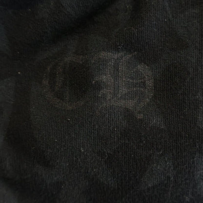 Chrome Hearts Sweatpants Cemetery Cross All Over Print Sweatshirt Shorts Black — view 7