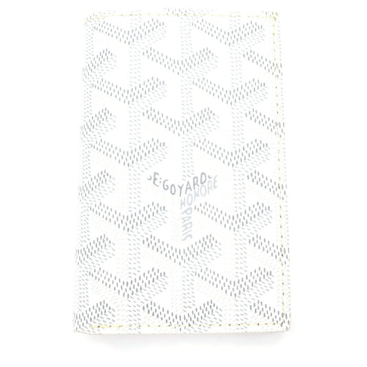 Goyard Saint Pierre Card Case Din Canvas White