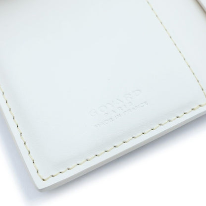 Goyard Saint Pierre Card Case Din Canvas White — view 5