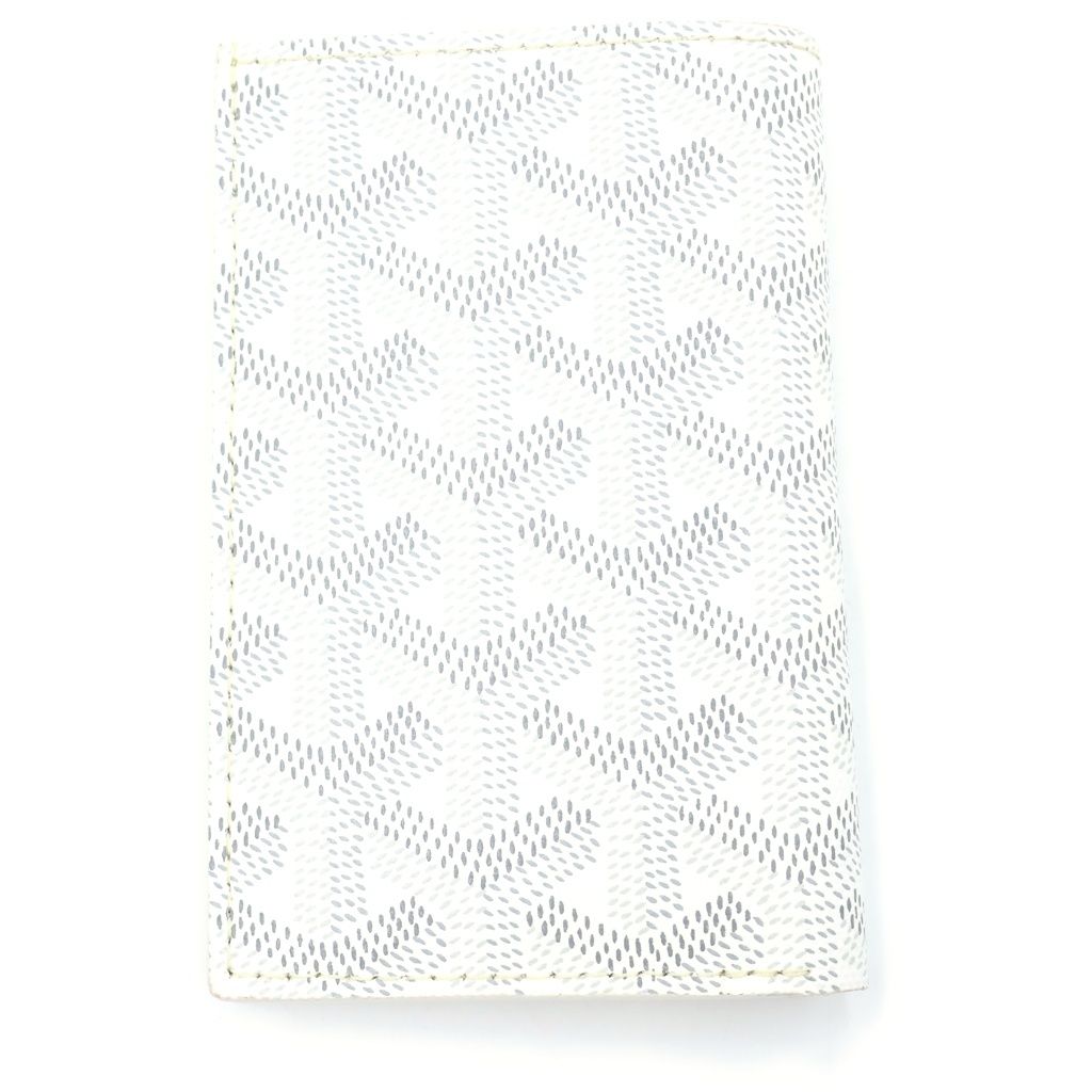 Goyard Saint Pierre Card Case Din Canvas White — view 2