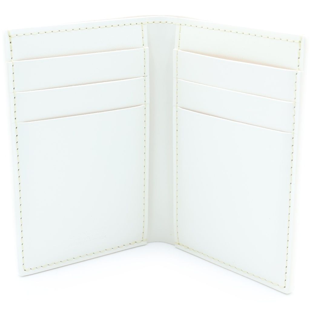 Goyard Saint Pierre Card Case Din Canvas White — view 4