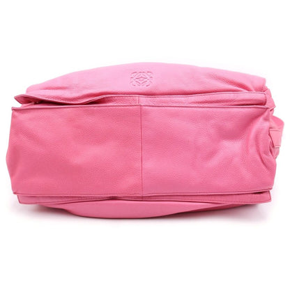 Loewe Flamenco Fringe Shoulder Bag Pink Leather — view 4