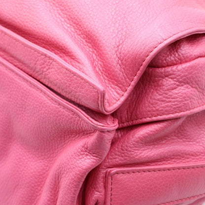 Loewe Flamenco Fringe Shoulder Bag Pink Leather — view 5