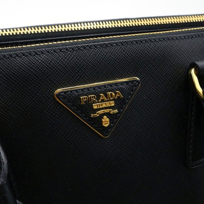 Prada Galleria Large 2-Way Shoulder Bag Saffiano Leather Black — view 7