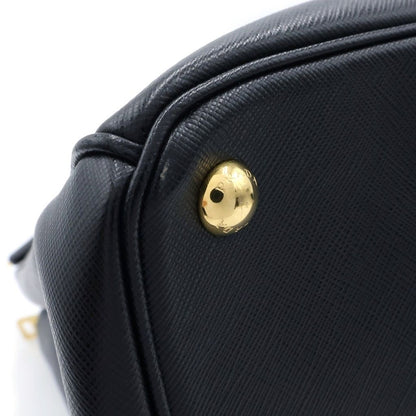 Prada Galleria Large 2-Way Shoulder Bag Saffiano Leather Black — view 6